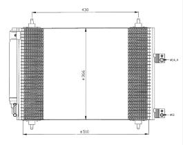 Nrf 35446 - CONDENSADOR PEUGEOT 307 1.4HDI / 30