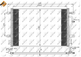 Nrf 35465 - CONDENSADOR AUDI A4