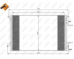 Nrf 35467 - CONDENSADOR OPEL/VAUXHALL SIGNUM/VE