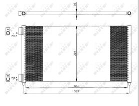 Nrf 35496 - CONDENSADOR FIAT DOBLO 1.9 JTD / PU