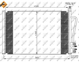 Nrf 35524 - CONDENSADOR FORD FIESTA/FUSION