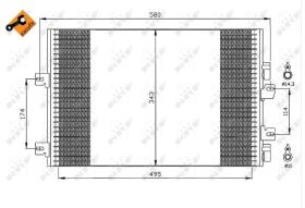 Nrf 35543 - CONDENSADOR RENAULT KANGOO