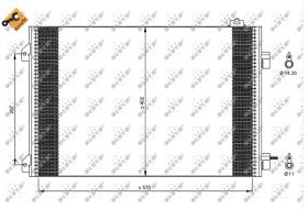 Nrf 35545 - CONDENSADOR RENAULT CLIO II 1,5 DC