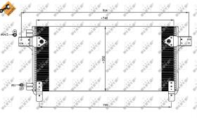 Nrf 35620 - CONDENSADOR CAMION MAN