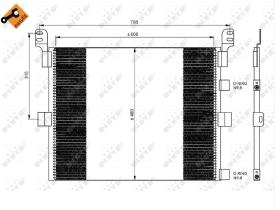 Nrf 35788 - CONDENSADOR RENAULT RVI PREMIUM