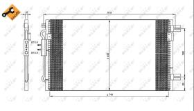 Nrf 35799 - CONDENSADOR CHRYSLER VOYAGER III 2,