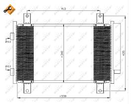 Nrf 35840 - CONDENSADOR CITROEN-FIAT-PEUGEOT JU