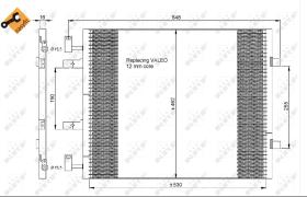 Nrf 35845 - CONDENSADOR NISSAN-OPEL-RENAULT PRI