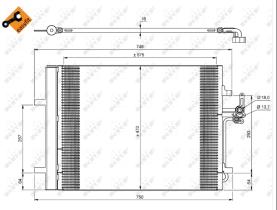 Nrf 35850 - CONDENSADOR FORD S MAX