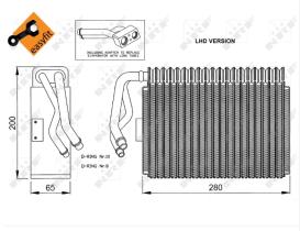 Nrf 36059 - EVAPORADOR SAAB 900