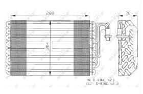 Nrf 36075 - EVAPORADOR BMW SERIE 5 E39