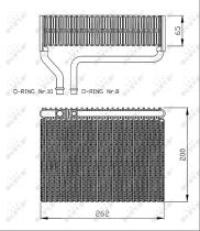Nrf 36099 - EVAPORADOR PEUGEOT 206
