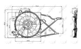 Nrf 47014 - ELECTROVENT. OPEL VECTRA