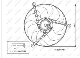 Nrf 47057 - ELECTROVENT. VOLKSWAGEN POLO