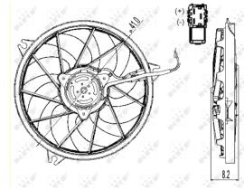 Nrf 47324 - VENTILADOR PEUGEOT