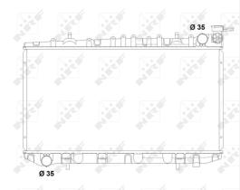 Nrf 503497 - RADIADOR NISSAN-DATSUN PRIMERA 1.6/