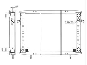 Nrf 50409 - RADIADOR RVI FN-40 / B-90