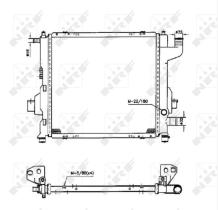 Nrf 50569 - RADIADOR RENAULT TWINGO 1.2 M/A  +/