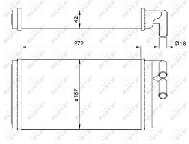 Nrf 50602 - CALEFACTOR AUDI A6