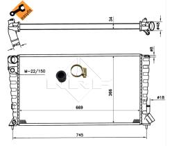 Nrf 509510 - RADIADOR CITROEN - PEUGEOT BERLINGO