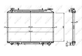 Nrf 509534 - RADIADOR NISSAN-DATSUN SERENA 1.6/2