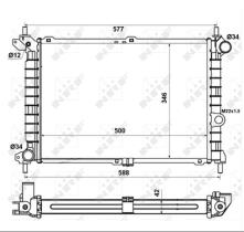 Nrf 52142 - RADIADOR OPEL ASTRA TD 1.7TD