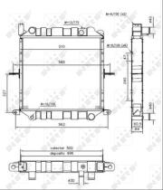Nrf 52266 - RADIADOR NISSAN CABSTAR