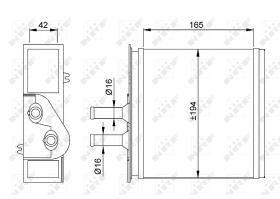 Nrf 53204 - CALEFACTOR FIAT PUNTO