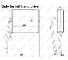 Nrf 53206 - CALEFACTOR FORD FOCUS