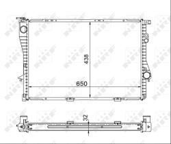 Nrf 53722 - RADIADOR BMW 525 TDS