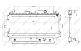 Nrf 53955 - RADIADOR