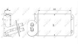 Nrf 54247 - CALEFACTOR VOLKSWAGEN TRANSPORTES I