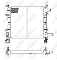 Nrf 54671 - RADIADOR FORD KA