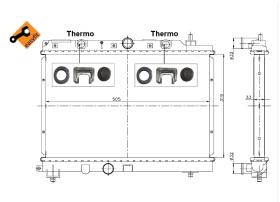 Nrf 55305 - RADIADOR ROVER 45 2.0ID/ 420 2.0 D/