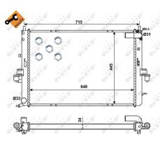 Nrf 55319 - RADIADORES Y CALEFACTORES 75 1,8/2,