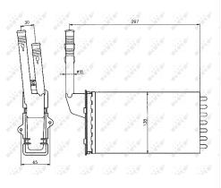 Nrf 58064 - CALEFACTOR PEUGEOT 106 SERIE