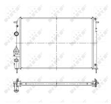 Nrf 58175 - RADIADOR RENAULT MEGANE 1,9D + AC
