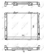 Nrf 58253 - RADIADOR MERCEDES W124 300TD