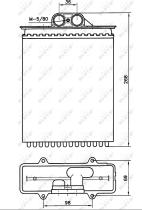 Nrf 58255 - CALEFACTOR OPEL VECTRA - B + AC