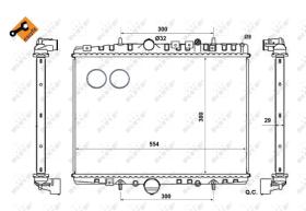 Nrf 58303 - RADIADOR CITROEN/PEUGEOT C5 2.0I/2.