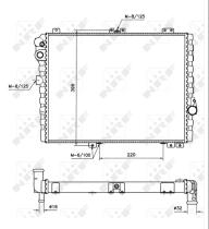 Nrf 58579 - RADIADOR AUDI 80-II 2.0/80-IV 2,3/9