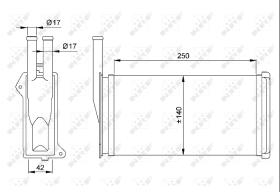 Nrf 58638 - CALEFACTOR FORD SIERRA