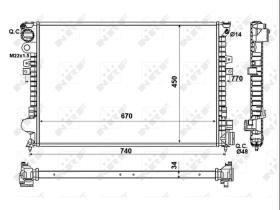 Nrf 58993 - RADIADOR JUMPY 1.9TD