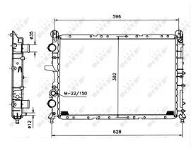 Nrf 58995 - RADIADOR ALFA 146 19.TD