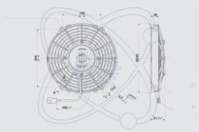 Electroauto 32C0031 - ELECTRO SPAL 247 MM ASP.24V 10 PALA