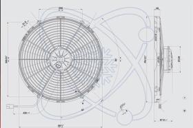 Electroauto 32D0037 - ELECTRO SPAL 414 MM SOP.24V 10 PALA