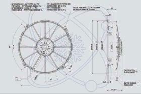 Electroauto 32E0008 - ELECTRO SPAL 331 MM ASP.12V 5 PALAS