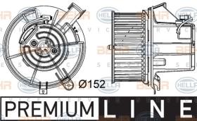 Hella 8EW351040301 - SOPLADOR HABITACULO MB E-CL. (W212)