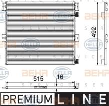 Hella 8FC351029351 - CONDENSADOR RENAULT MIDLUM