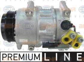 Hella 8FK351110361 - COMPRESOR DENSO 6SEU16V PV5 MERCEDES W169